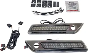 Custom Dynamics CD-SBL-DC-SC Saddlebag Hinge Dual Color Accent Lights Smoke -...