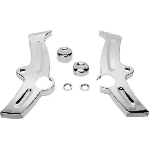 Kuryakyn Boomerang Frame Covers Chrome #7851 Harley Davidson