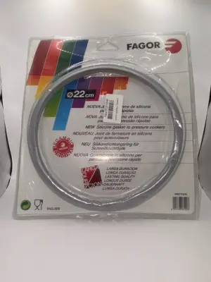 Fagor Pressure Cooker Rubber Replacement Silicone Gasket 22cm Orig. Gray FAG-009